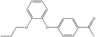 1-[4-(2-propoxyphenoxy)phenyl]ethan-1-one Struktur