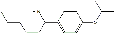 1-[4-(propan-2-yloxy)phenyl]hexan-1-amine Struktur