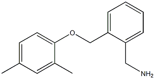 1-{2-[(2,4-dimethylphenoxy)methyl]phenyl}methanamine Struktur