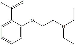 1-{2-[2-(diethylamino)ethoxy]phenyl}ethanone Struktur