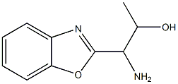 1-amino-1-(1,3-benzoxazol-2-yl)propan-2-ol Struktur