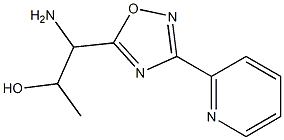 1-amino-1-[3-(pyridin-2-yl)-1,2,4-oxadiazol-5-yl]propan-2-ol Struktur