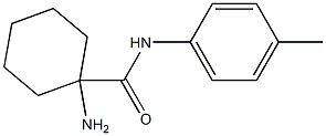 1-amino-N-(4-methylphenyl)cyclohexanecarboxamide Struktur