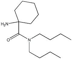 1-amino-N,N-dibutylcyclohexane-1-carboxamide Struktur