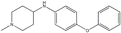 1-methyl-N-(4-phenoxyphenyl)piperidin-4-amine Struktur