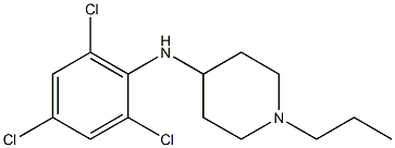 1-propyl-N-(2,4,6-trichlorophenyl)piperidin-4-amine Struktur