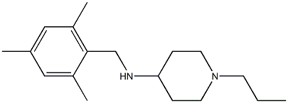 1-propyl-N-[(2,4,6-trimethylphenyl)methyl]piperidin-4-amine Struktur