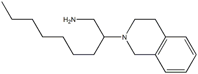 2-(1,2,3,4-tetrahydroisoquinolin-2-yl)nonan-1-amine Struktur