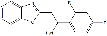 2-(1,3-benzoxazol-2-yl)-1-(2,4-difluorophenyl)ethan-1-amine Struktur