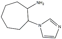 2-(1H-imidazol-1-yl)cycloheptanamine Struktur