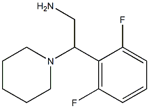 2-(2,6-difluorophenyl)-2-piperidin-1-ylethanamine Struktur