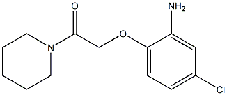 2-(2-amino-4-chlorophenoxy)-1-(piperidin-1-yl)ethan-1-one Struktur