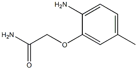 2-(2-amino-5-methylphenoxy)acetamide Struktur