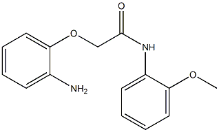 2-(2-aminophenoxy)-N-(2-methoxyphenyl)acetamide Struktur