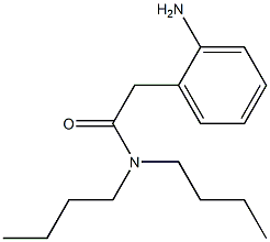 2-(2-aminophenyl)-N,N-dibutylacetamide Struktur