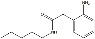 2-(2-aminophenyl)-N-pentylacetamide Struktur