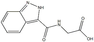 2-(2H-indazol-3-ylformamido)acetic acid Struktur