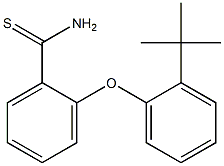 2-(2-tert-butylphenoxy)benzene-1-carbothioamide Struktur