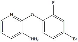 2-(4-bromo-2-fluorophenoxy)pyridin-3-amine Struktur