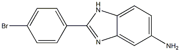 2-(4-bromophenyl)-1H-benzimidazol-5-amine Struktur