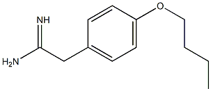 2-(4-butoxyphenyl)ethanimidamide Struktur