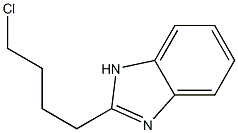 2-(4-chlorobutyl)-1H-1,3-benzodiazole Struktur