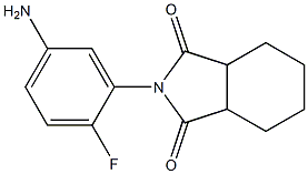 2-(5-amino-2-fluorophenyl)hexahydro-1H-isoindole-1,3(2H)-dione Struktur