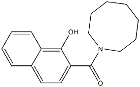 2-(azocan-1-ylcarbonyl)naphthalen-1-ol Struktur