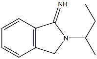 2-(butan-2-yl)-2,3-dihydro-1H-isoindol-1-imine Struktur