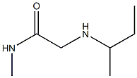 2-(butan-2-ylamino)-N-methylacetamide Struktur