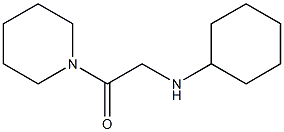 2-(cyclohexylamino)-1-(piperidin-1-yl)ethan-1-one Struktur