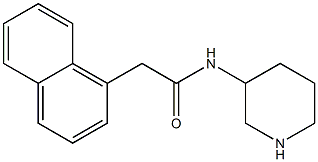 2-(naphthalen-1-yl)-N-(piperidin-3-yl)acetamide Struktur