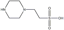 2-(piperazin-1-yl)ethane-1-sulfonic acid Struktur