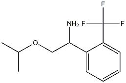 2-(propan-2-yloxy)-1-[2-(trifluoromethyl)phenyl]ethan-1-amine Struktur