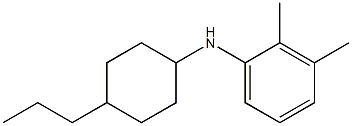 2,3-dimethyl-N-(4-propylcyclohexyl)aniline Struktur