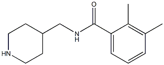 2,3-dimethyl-N-(piperidin-4-ylmethyl)benzamide Struktur