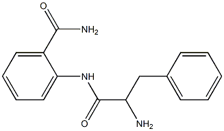 2-[(2-amino-3-phenylpropanoyl)amino]benzamide Struktur