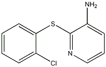 2-[(2-chlorophenyl)sulfanyl]pyridin-3-amine Struktur