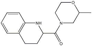 2-[(2-methylmorpholin-4-yl)carbonyl]-1,2,3,4-tetrahydroquinoline Struktur