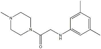 2-[(3,5-dimethylphenyl)amino]-1-(4-methylpiperazin-1-yl)ethan-1-one Struktur