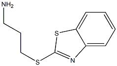 2-[(3-aminopropyl)sulfanyl]-1,3-benzothiazole Struktur