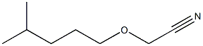 2-[(4-methylpentyl)oxy]acetonitrile Struktur