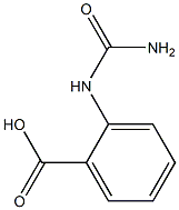 2-[(aminocarbonyl)amino]benzoic acid Struktur