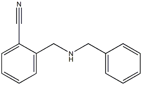 2-[(benzylamino)methyl]benzonitrile Struktur