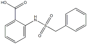 2-[(benzylsulfonyl)amino]benzoic acid Struktur