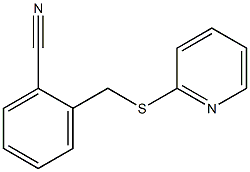 2-[(pyridin-2-ylsulfanyl)methyl]benzonitrile Struktur