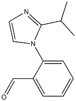 2-[2-(propan-2-yl)-1H-imidazol-1-yl]benzaldehyde Struktur