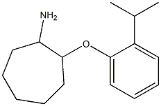 2-[2-(propan-2-yl)phenoxy]cycloheptan-1-amine Struktur