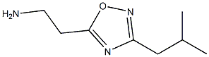 2-[3-(2-methylpropyl)-1,2,4-oxadiazol-5-yl]ethan-1-amine Struktur