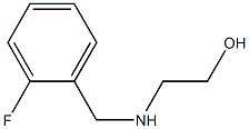 2-{[(2-fluorophenyl)methyl]amino}ethan-1-ol Struktur